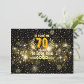 70e verjaardag kostte me 70 jaar om er zo goed uit kaart (Staand voorkant)