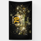 70e verjaardag kostte me 70 jaar om er zo goed uit spandoek (Verticaal)