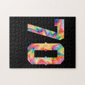 70e verjaardag legpuzzel (Horizontaal)