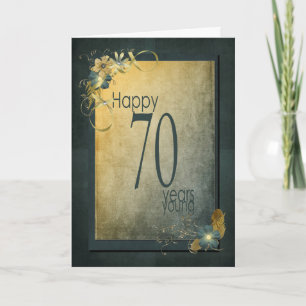 70e verjaardag- lijst kaart
