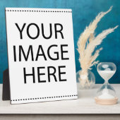 70e verjaardag maak een cadeau fotoplaat (Zijkant)