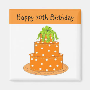 70e verjaardag magneet