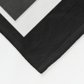 70e verjaardag Mam Foto Collage Sjabloon Black Fleece Deken (Hoek)