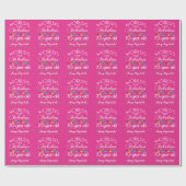 70e verjaardag Meest verbluffend kleurrijk Pareltj Cadeaupapier (Vlak)