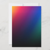 70e verjaardag Modern Kaart (Achterkant)