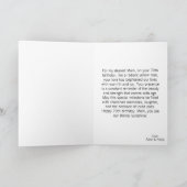 70e Verjaardag Moeder Gele Rose Boeket Kaart (Binnen)