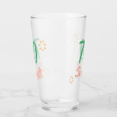 70e Verjaardag Motivatie Funny 70 so what Floral Glas (Links)