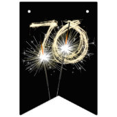 70e verjaardag of partij bij het Jubileum Vlaggetjes (Derde vlag)