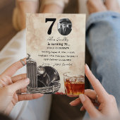 70e verjaardag | Old Timer Car & Whiskey Kaart