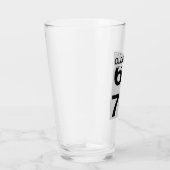 70e verjaardag Oldometer Glas (Rechts)