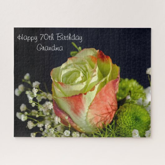 70e verjaardag oma legpuzzel (Horizontaal)
