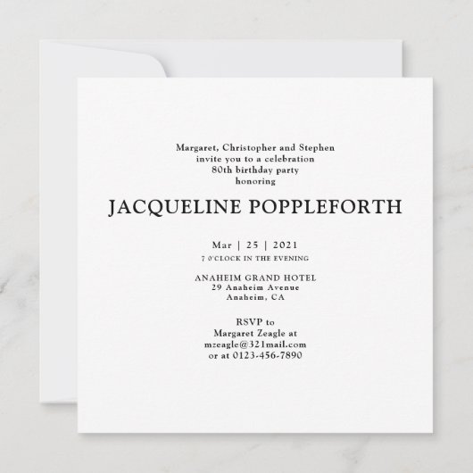 70e verjaardag Ontwerp je eigen fotocollage zwart Kaart (Achterkant)