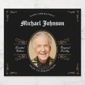 70e Verjaardag Ouder tot perfectie  Classic Likeurfles Etiket (Enkel label)