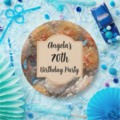 70e verjaardag papieren bordje (Feest)