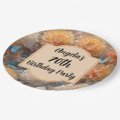 70e verjaardag papieren bordje (Gekanteld)