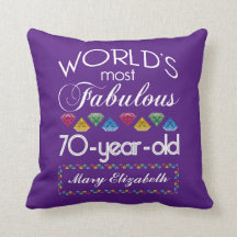 70e verjaardag Pareltjes Paars met de meest verblu