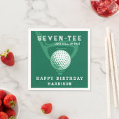 70e Verjaardag Party Golf Thema Modern Groen Serve Servet (Insitu)