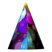 70e verjaardag Pet van de Zwarte Partij en de Goud Feesthoedjes (Achterkant)