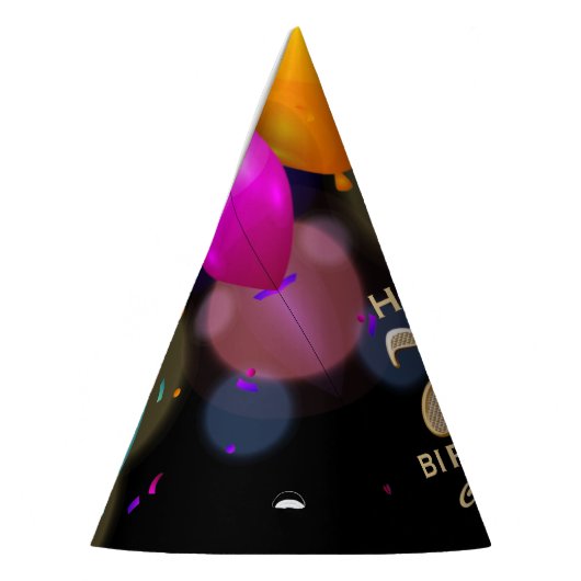 70e verjaardag Pet van de Zwarte Partij en de Goud Feesthoedjes (Links)