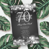 70e verjaardag Programma Glam Licht Silver Menu