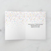 70e verjaardag Retrotypemachine Kaart (Binnen)