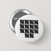 70e verjaardag ronde button 5,7 cm (Voorkant /achterkant)