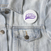 70e verjaardag ronde button 5,7 cm (In situ)