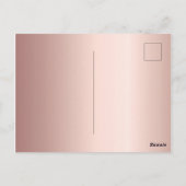 70e verjaardag roos gouden diamanten uitnodiging (Achterkant)