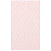 70e verjaardag roos gouden roze hallo zeventig tek tafelkleed (Voorkant)