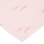 70e verjaardag roos gouden roze hallo zeventig tek tafelkleed (Gekanteld)