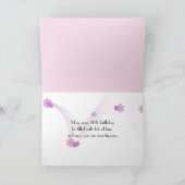 70e verjaardag Roze orchideeën Kaart (Binnen)