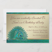 70e verjaardag sjabloon uitnodigingen (Achterkant)