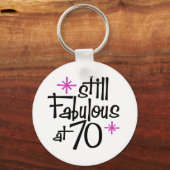 70e verjaardag sleutelhanger (Voorkant)