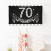 70e verjaardag spandoek (Insitu)