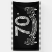 70e verjaardag spandoek (Verticaal)