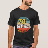 70e verjaardag Squad T-shirt (Voorkant)