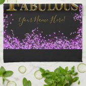 70e verjaardag theedoek (Gevouwen)