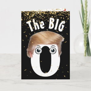 70e verjaardag Trump haar humor met confetti Kaart