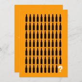 70e verjaardag Uitnodiging - Cheers! (Voorkant / Achterkant)