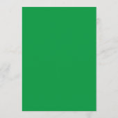 70e verjaardag uitnodiging groen (Achterkant)