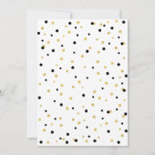 70e verjaardag van Black & Gold Simple 70 Kaart (Achterkant)