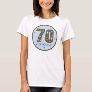 70e verjaardag van cadeauideeën t-shirt