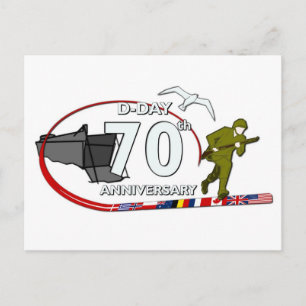 70e verjaardag van D-Day Briefkaart