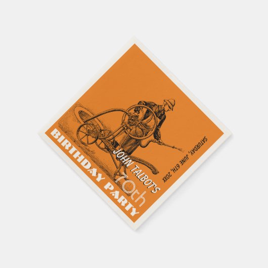 70e verjaardag van de 70e verjaardag van het wetsv servetten (Hoek)