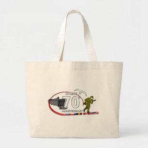 70e verjaardag van de aanlanding van Normandië Grote Tote Bag