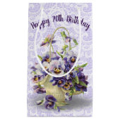 70e verjaardag van de bruidsschat op aarde klein cadeauzakje (Voorkant)