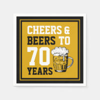 70e verjaardag van de Cheers & Beers tot 70 jaar F