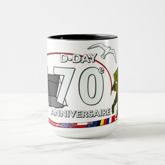 70e verjaardag van de D-Day Mok (Midden)