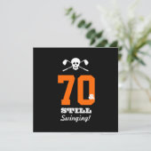 70e verjaardag van de feestdag Golf - nog steeds z Kaart (Staand voorkant)