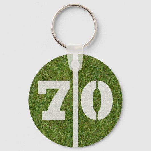 70e verjaardag van de feestdag sleutelhanger (Voorkant)